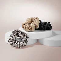 THE HAIR EDIT Grand Ruched Ribbon Scrunchies Set