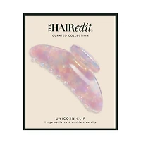 THE HAIR EDIT Unicorn Opalescent Marble Claw Clip