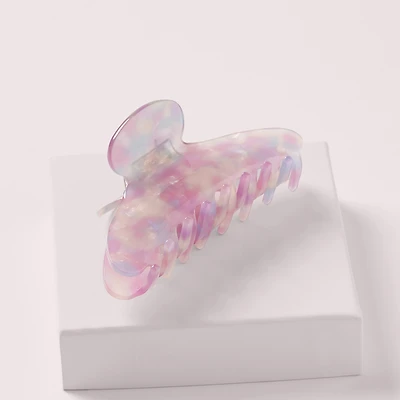THE HAIR EDIT Unicorn Opalescent Marble Claw Clip