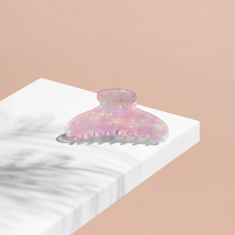 THE HAIR EDIT Unicorn Opalescent Marble Claw Clip