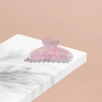 THE HAIR EDIT Unicorn Opalescent Marble Claw Clip