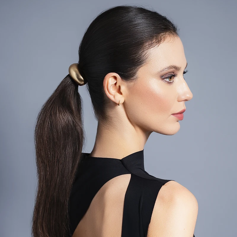 THE HAIR EDIT Brilliant Cuff Arched Metal Hair Tie