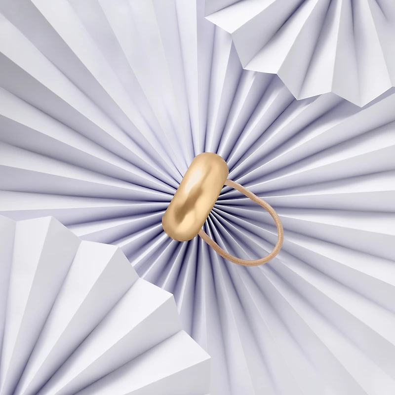 THE HAIR EDIT Brilliant Cuff Arched Metal Hair Tie