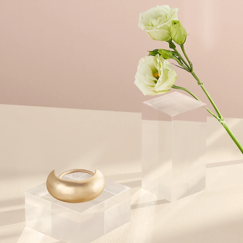 THE HAIR EDIT Brilliant Cuff Arched Metal Hair Tie