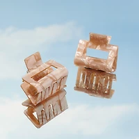 THE HAIR EDIT Midcentury Marble Claw Clip