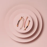 THE HAIR EDIT Marble Slim Bobby Pins Set - Multi-Color