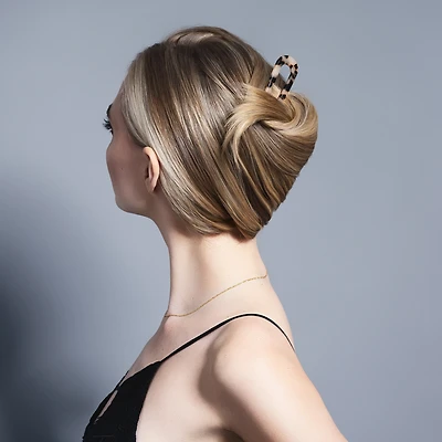 THE HAIR EDIT Sleek Chignon French Hair Pin - Tortoise