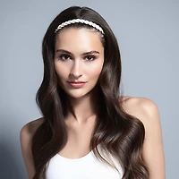 THE HAIR EDIT Salutation Bands Slim Braided Headband Set