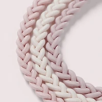 THE HAIR EDIT Salutation Bands Slim Braided Headband Set