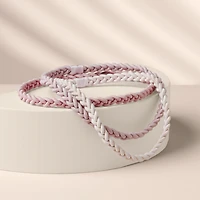 THE HAIR EDIT Salutation Bands Slim Braided Headband Set