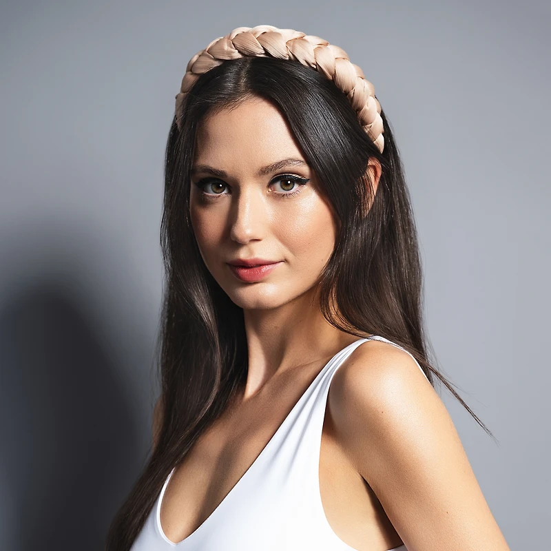THE HAIR EDIT Tresse Braided Fabric Headband
