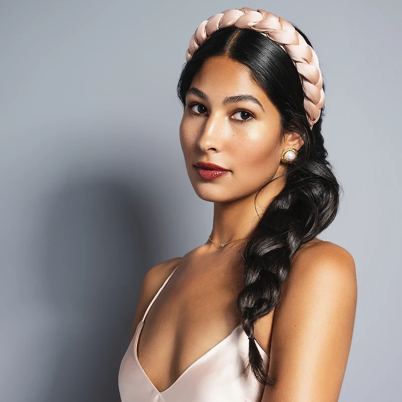 THE HAIR EDIT Tresse Braided Fabric Headband