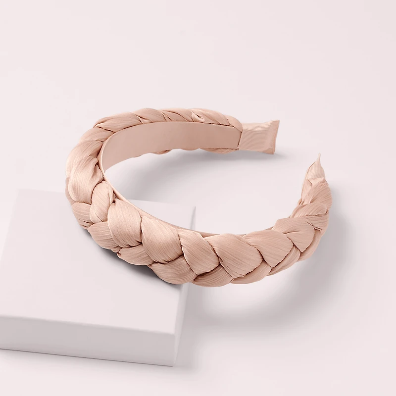 THE HAIR EDIT Tresse Braided Fabric Headband