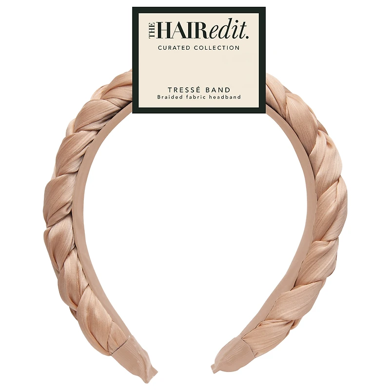 THE HAIR EDIT Tresse Braided Fabric Headband