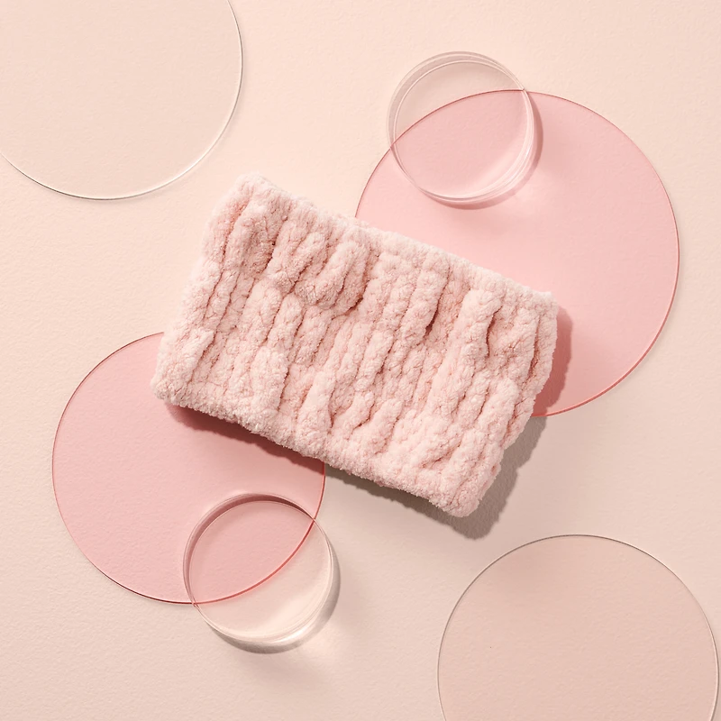 THE HAIR EDIT Hold Back & Glow Up Ultra-Wide Spa Headband