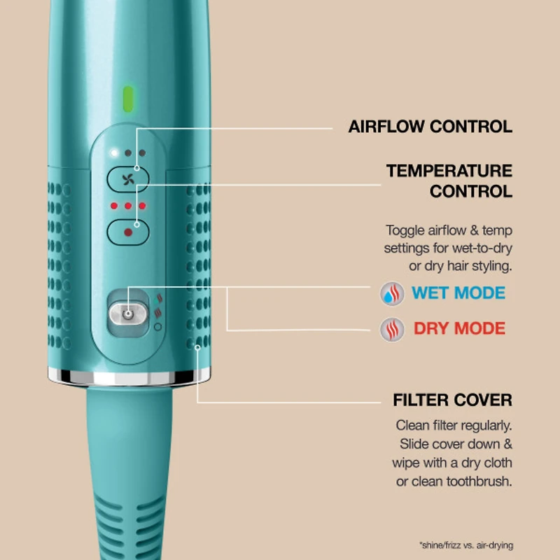 SHARK Glossi™ 2-in-1 Hot Tool and Air Glosser