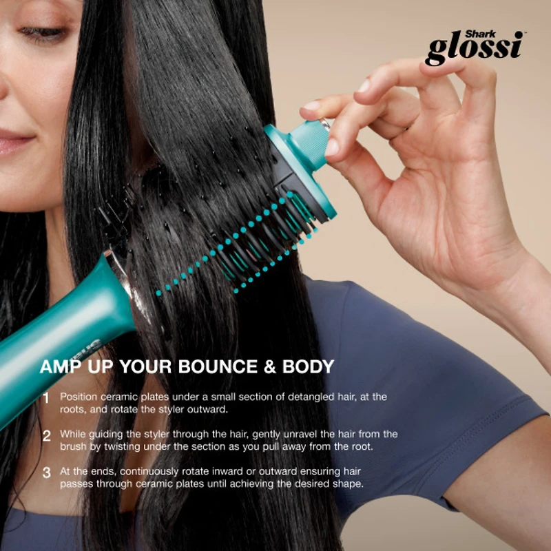 SHARK Glossi™ 2-in-1 Hot Tool and Air Glosser