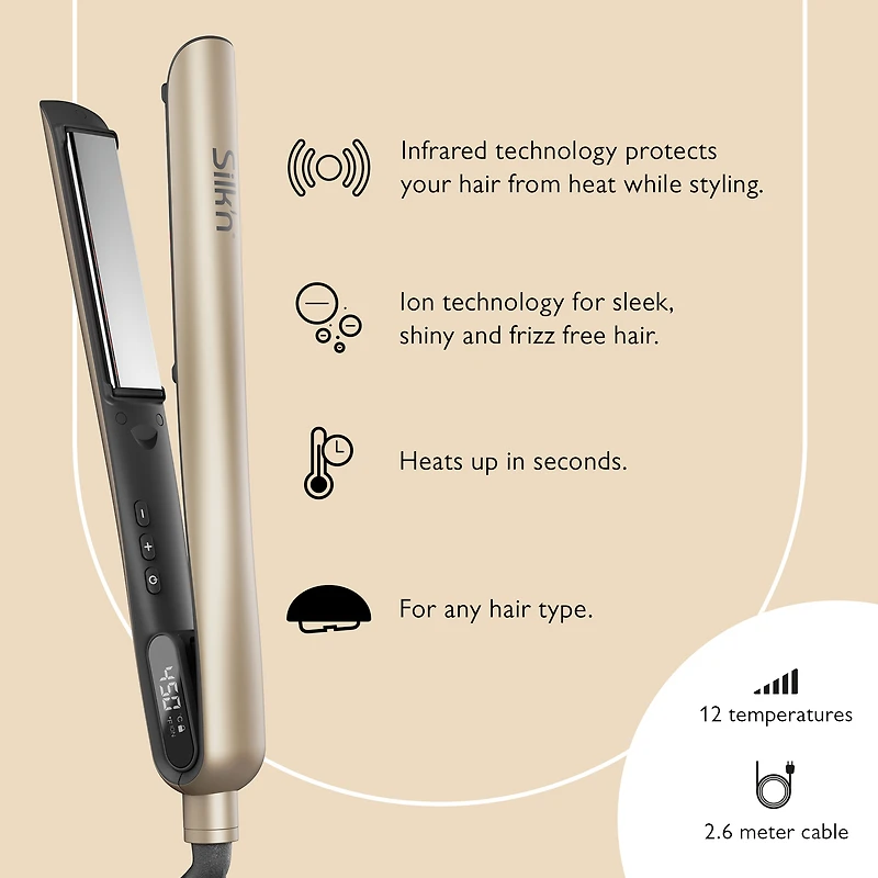 SILK'N SilkyStraight Infrared Hair Straightener