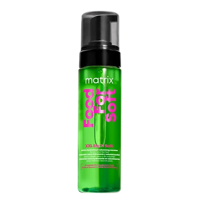 MATRIX Food For Soft XXL Big 'N Soft Extra Volumizing Hydrating Mousse, Heat Protectant