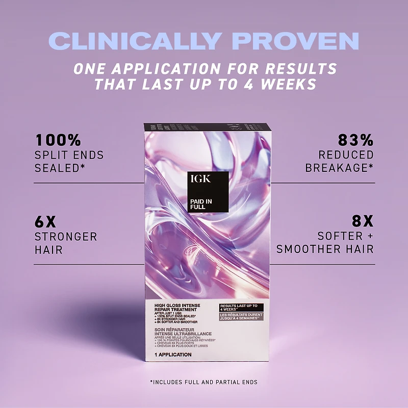 IGK Paid In Full Repair Gloss Treatment