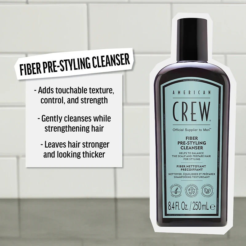 AMERICAN CREW Fiber Pre-Styling Shampoo