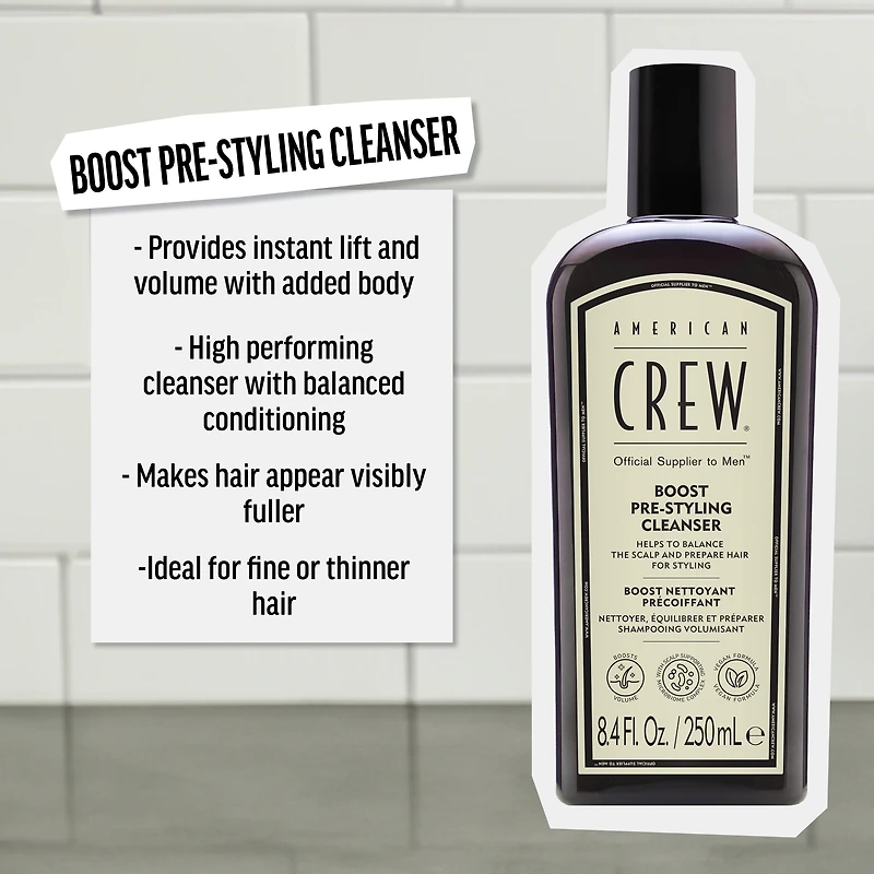 AMERICAN CREW Boost Pre-Styling Shampoo