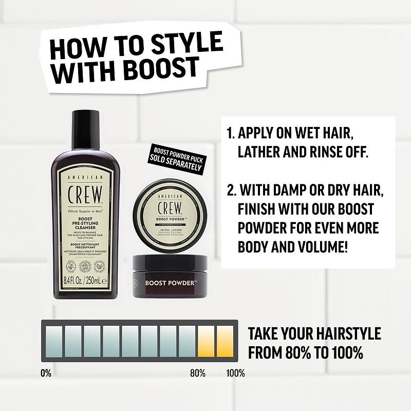 AMERICAN CREW Boost Pre-Styling Shampoo