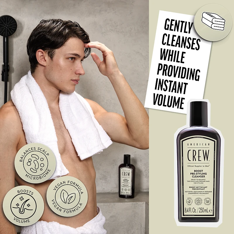 AMERICAN CREW Boost Pre-Styling Shampoo