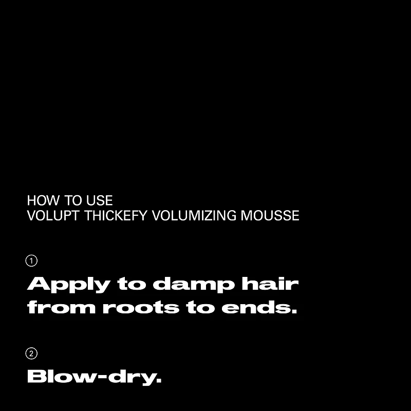 SEBASTIAN PROFESSIONAL Volupt Thickefy Volumizing Mousse