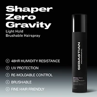 SEBASTIAN PROFESSIONAL Shaper Zero Gravity Light Hold Hairspray