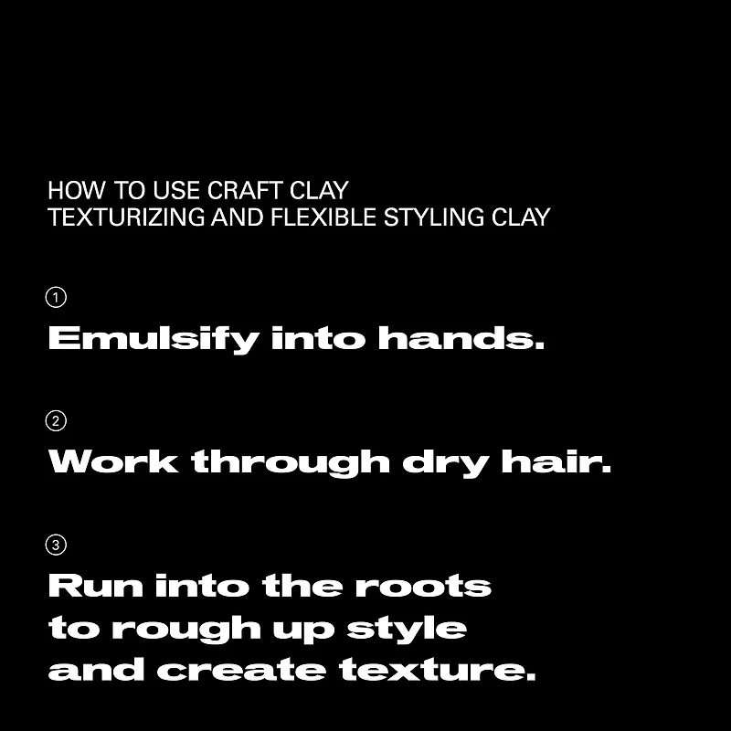 SEBASTIAN PROFESSIONAL Craft Clay Texturizing & Flexible Styling Clay