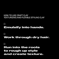 SEBASTIAN PROFESSIONAL Craft Clay Texturizing & Flexible Styling Clay