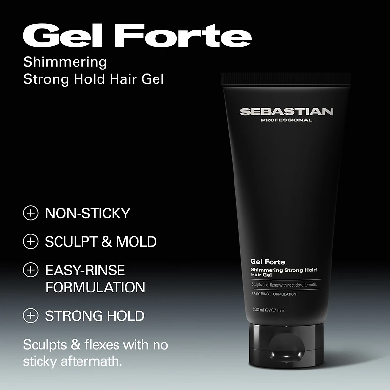 SEBASTIAN PROFESSIONAL Gel Forte Shimmering Strong Hold Hair Gel