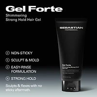 SEBASTIAN PROFESSIONAL Gel Forte Shimmering Strong Hold Hair Gel
