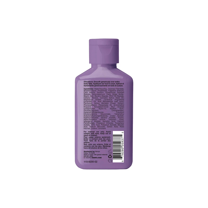 HEMPZ Serene Waters Moisturizing Body Lotion with Calming Magnesium