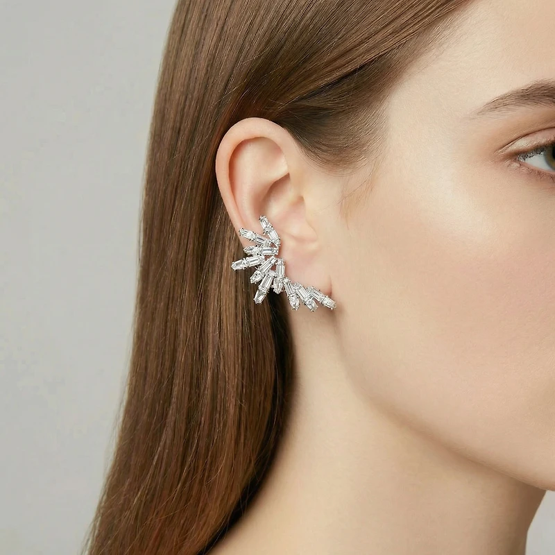CEZANNE Crystal Crawler Earring