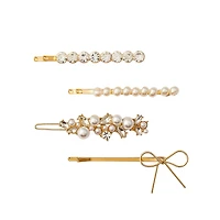 CEZANNE Pearl & Crystal Bobby Set