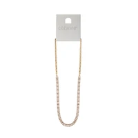 CEZANNE Gold Tennis Necklace