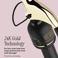 HOT TOOLS Pro Artist 24K Gold Extended Barrel Curling Iron