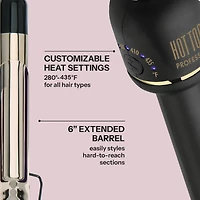HOT TOOLS Pro Artist 24K Gold Extended Barrel Curling Iron