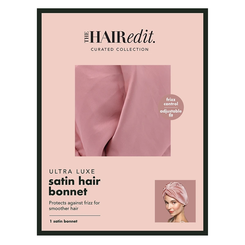 THE HAIR EDIT Ultra Luxe Satin Hair Bonnet