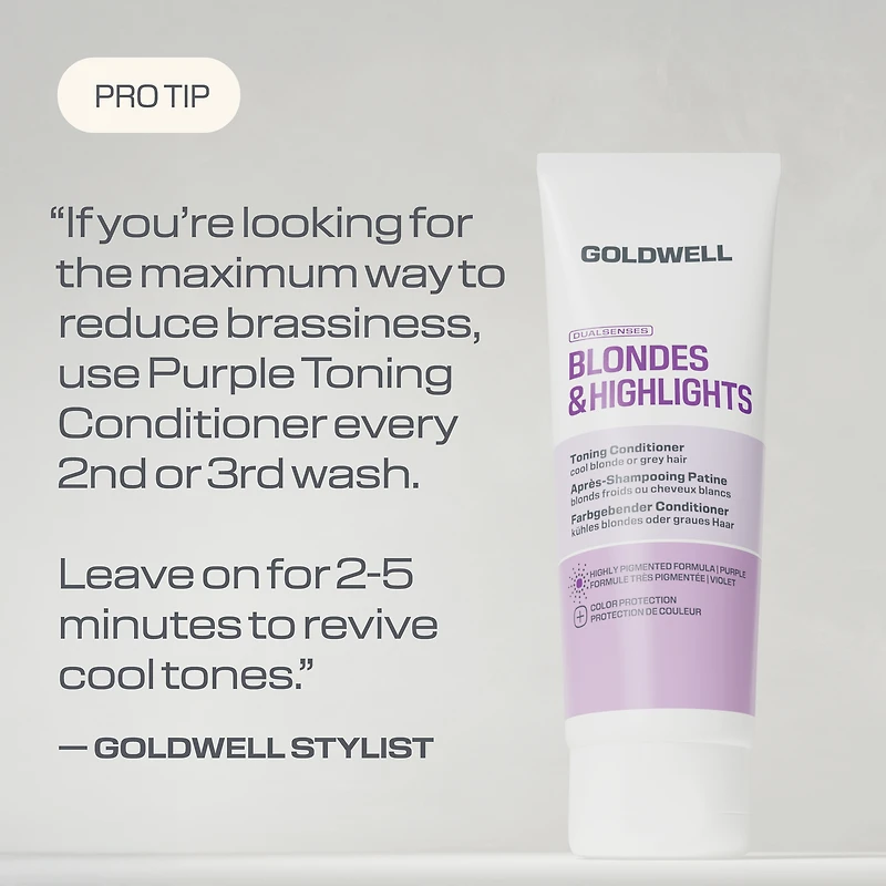 GOLDWELL Dualsenses Blondes & Highlights Toning Conditioner