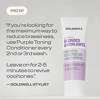 GOLDWELL Dualsenses Blondes & Highlights Toning Conditioner