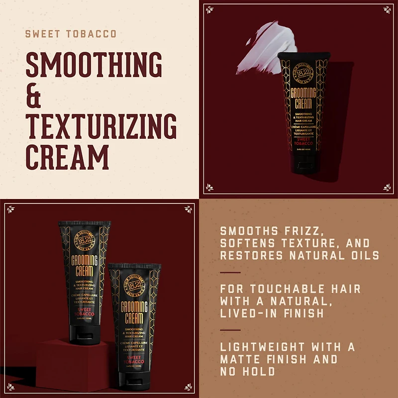 18.21 Man Made Grooming Cream - Sweet Tobacco