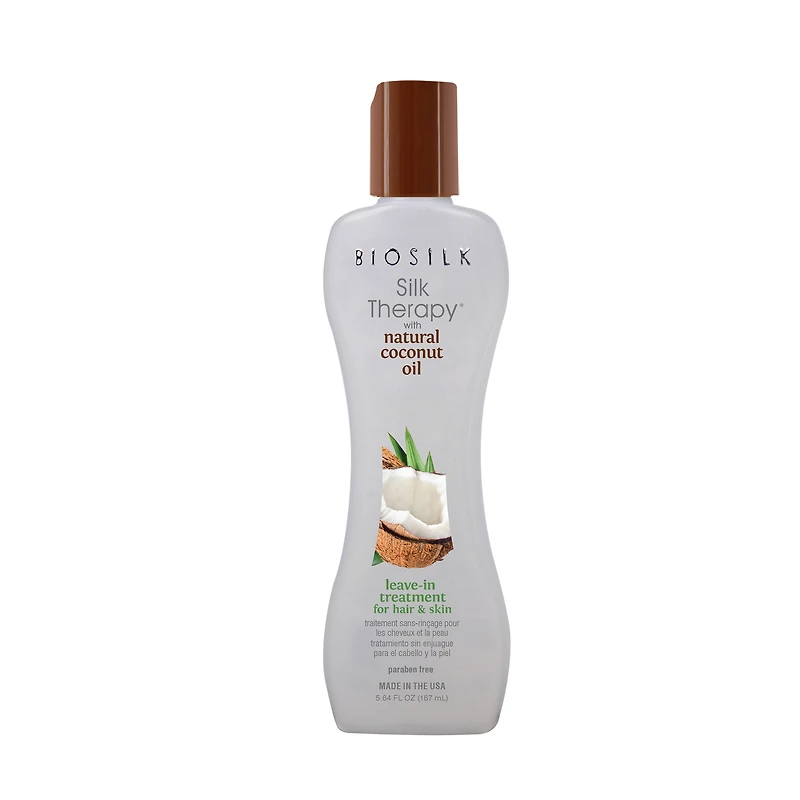 BIOSILK Silk Therapy with Organic Coconut Oil Leave-In Treatment
