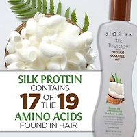 BIOSILK Silk Therapy with Organic Coconut Oil Leave-In Treatment