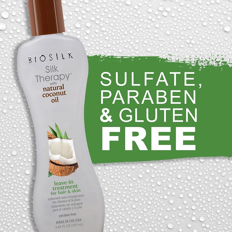 BIOSILK Silk Therapy with Organic Coconut Oil Leave-In Treatment
