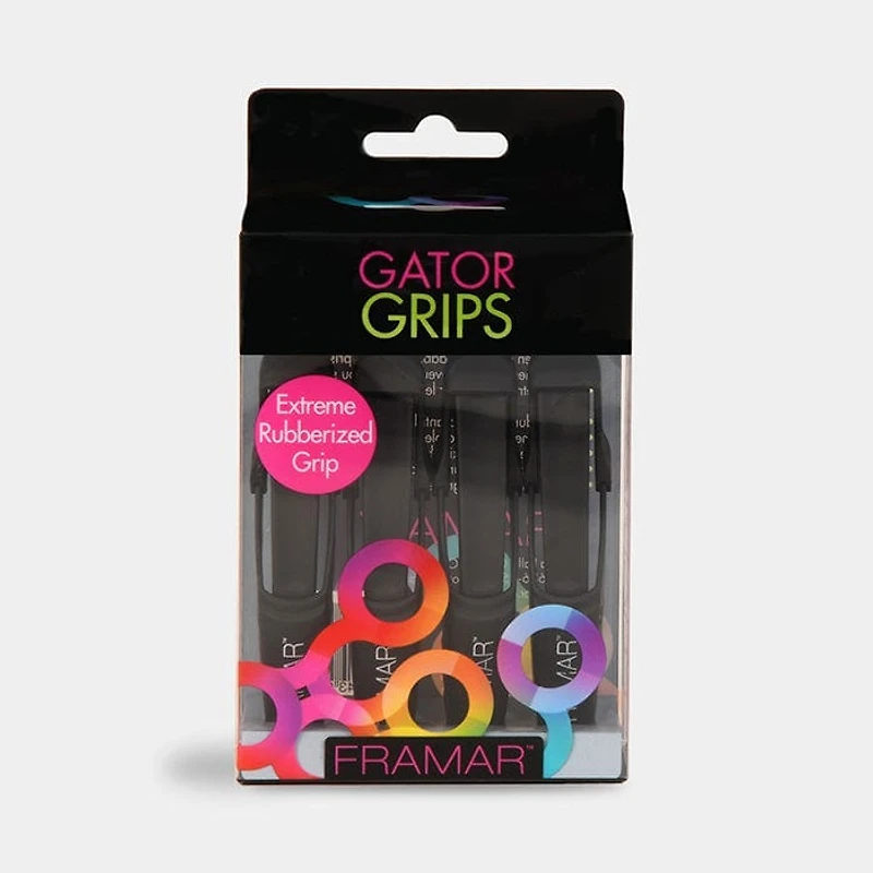 FRAMAR Gator Grips Clips 4 Pack Black