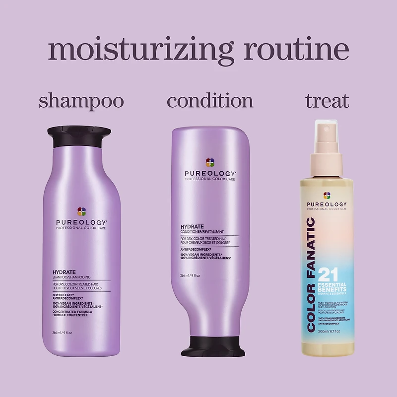 PUREOLOGY Hydrate Shampoo for Medium to Thick Hair