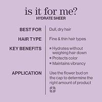 PUREOLOGY Hydrate Sheer Conditioner for Fine to Medium Hair